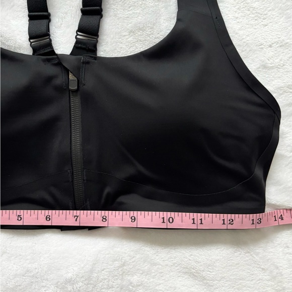 ATHLETA Empower II Train Black Front Zip Sports Bra--S - Picture 16 of 16